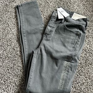 Gray skinny jeans , American eagle
